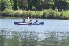 Kayak, paddle canoe int saint jean d'angely near the camping Val de Boutonne